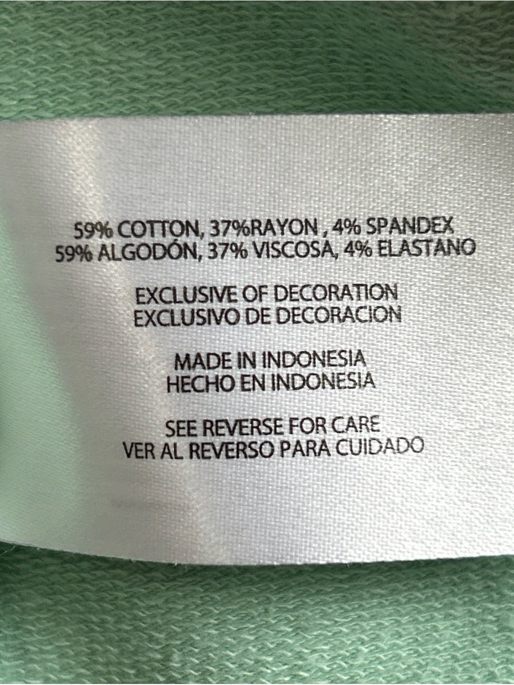 Orvis Classic Striped Sleeve Mint Green & Navy Comfy Hoodie Women's Size Medium - Picture 8 of 10